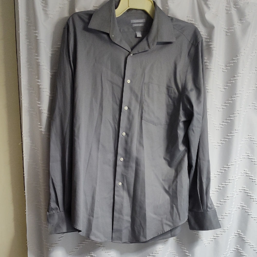 Van Heusen Charcoal Dress Shirt